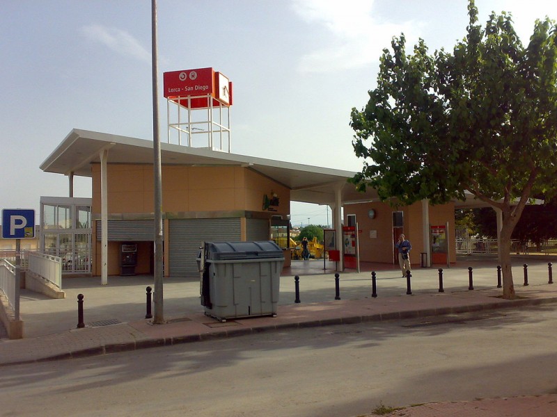 Lorca public transport: Railway stations