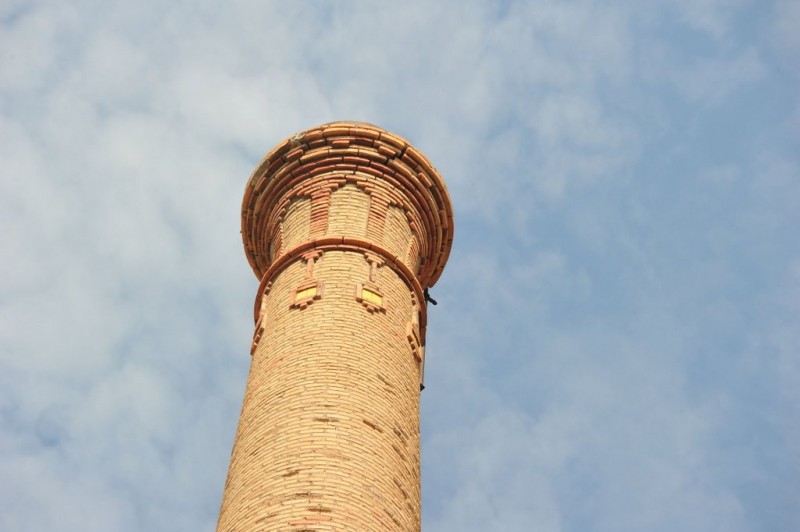 The industrial chimneys of Molina de Segura