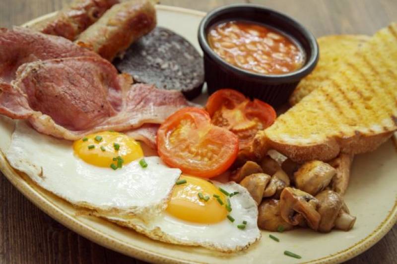 Full English Breakfast at La Manga Adventure Golf