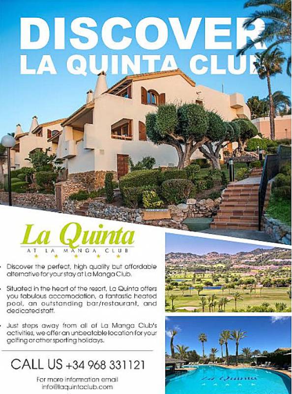 Book now for attractive autumn and winter offers at La Quinta Club in La Manga Club!