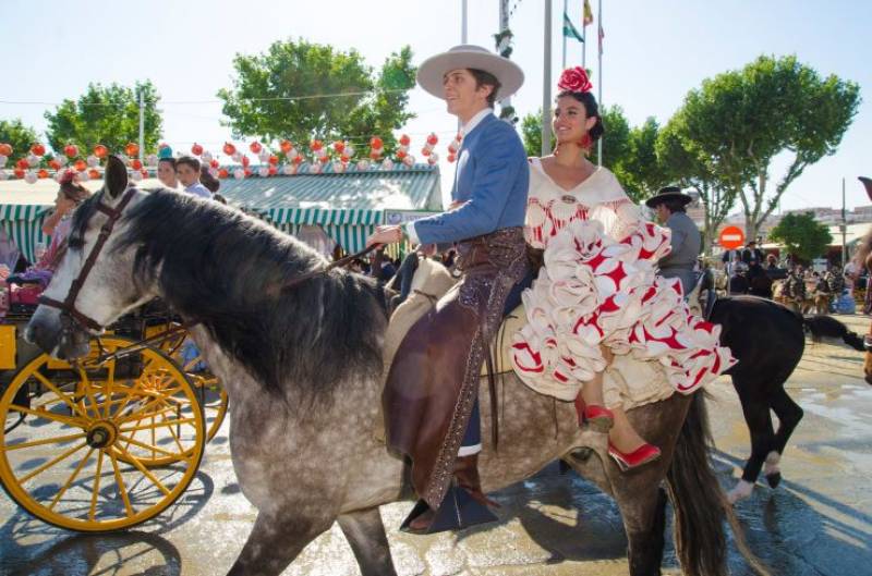 Feria de Jerez horse fair in Cadiz, Spain