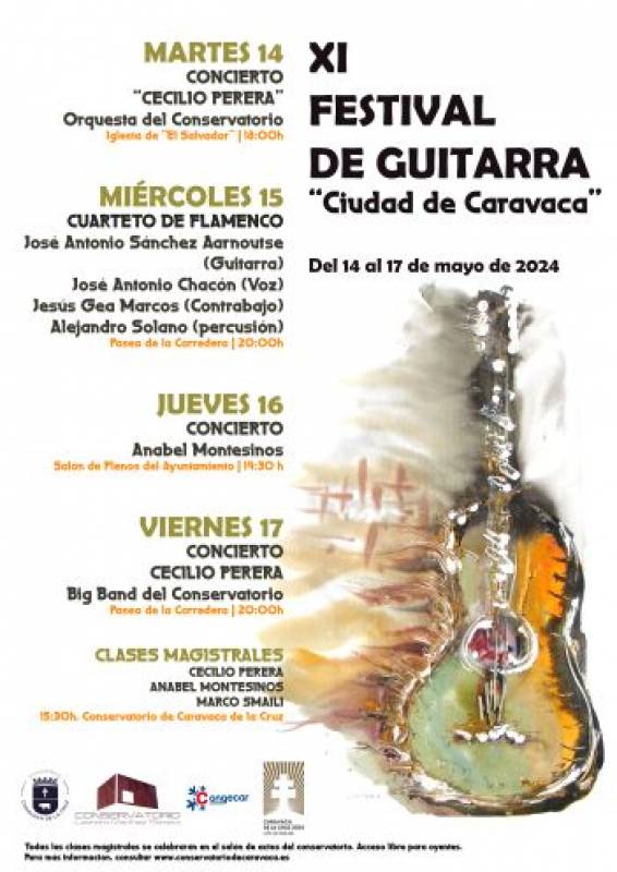 May 14-17 Guitar festival in Caravaca de la Cruz