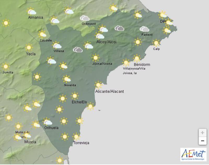 Final blast of heat before rain: Alicante weather forecast May 16-19