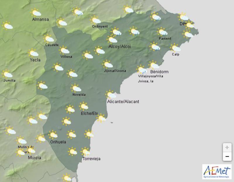 Final blast of heat before rain: Alicante weather forecast May 16-19