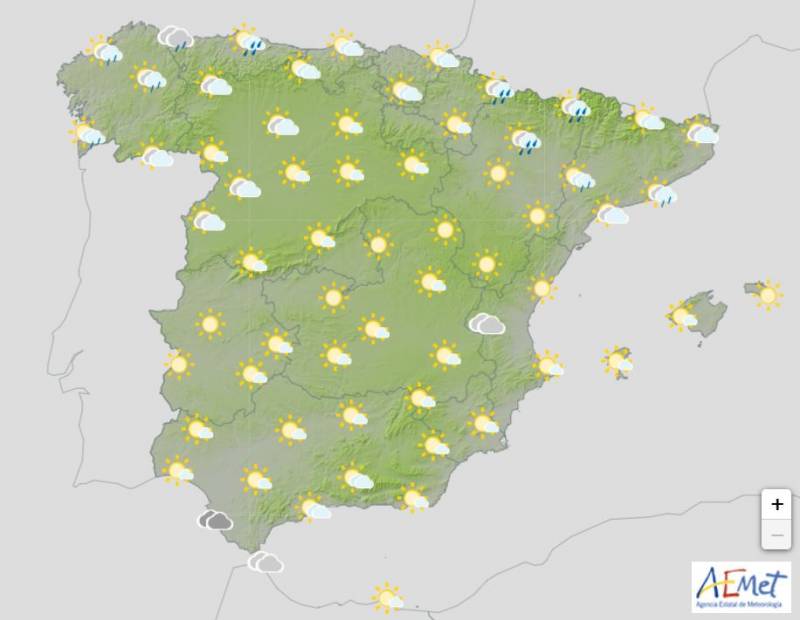 Spain weekend weather forecast Sept 5-8: South dries out by the north stays rainy