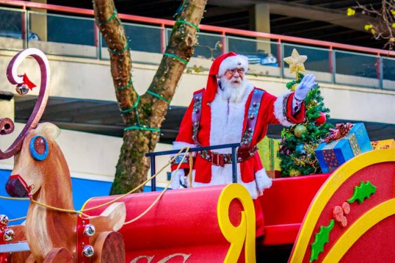 December 22 Santa Claus parade in Jumilla