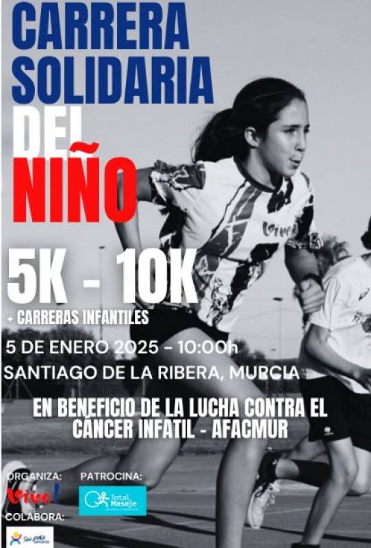 January 5 Children's Charity Fun Run in San Javier