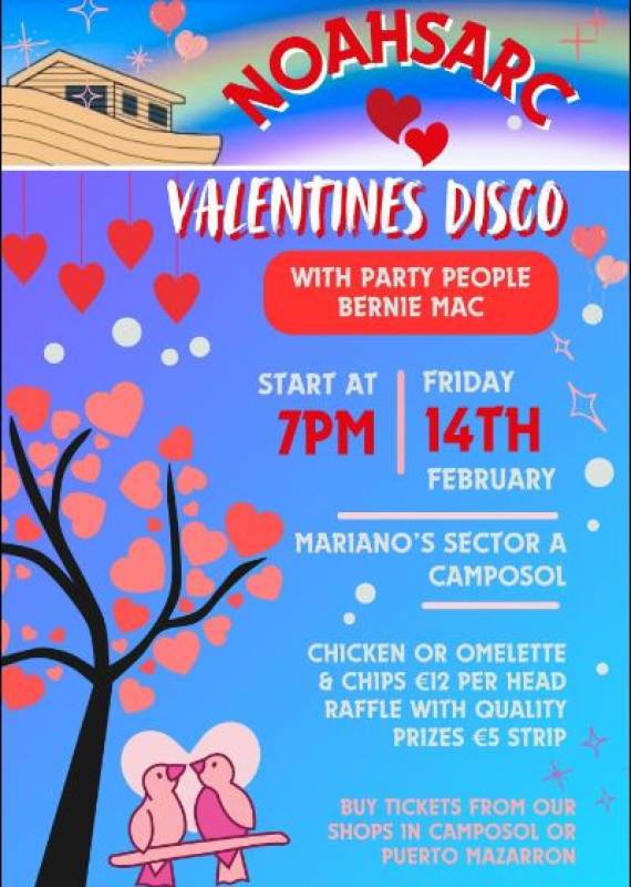 February 14 Valentine's Disco for Noah's ARC, Camposol