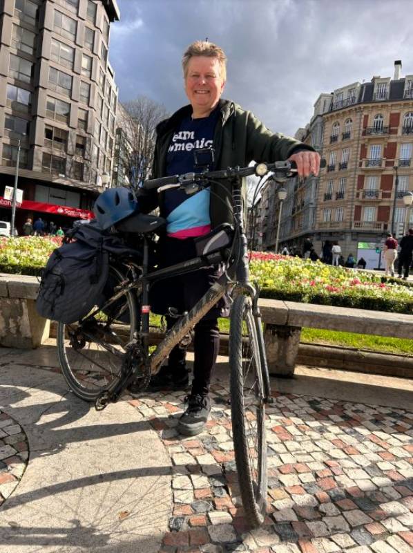 Cycling the length of Spain: A British father's mission for his daughter's future