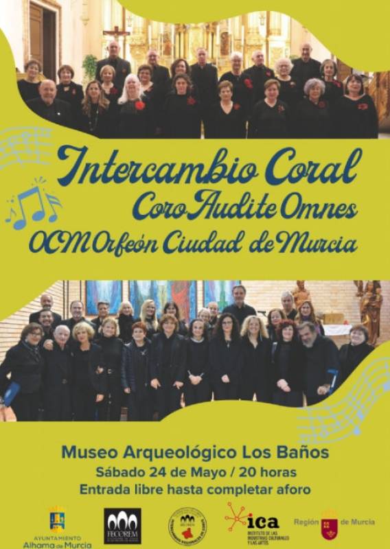 May 24 Free choral event in Alhama de Murcia