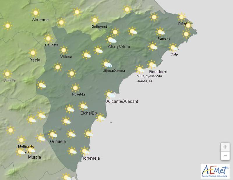 Temperatures approach 30ºC: Alicante weekend weather May 22-25