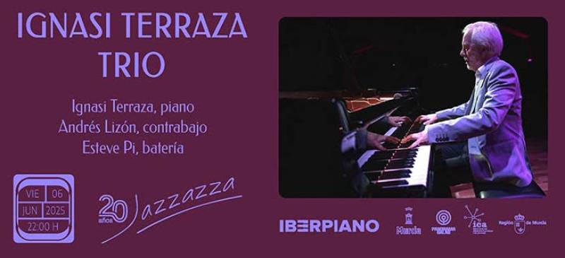 June 6 The Ignasi Terraza Trio in concert at the Jazzazza club in Murcia