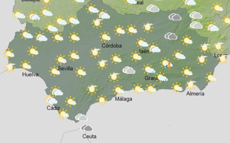 Andalucía weekly weather forecast June 9-12: Inland heat, hazy skies and a few mountain storms
