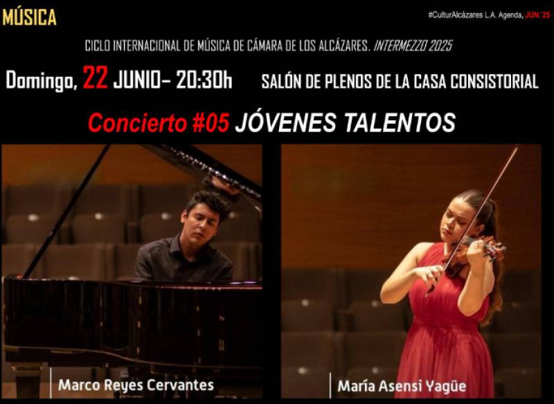 June 22 Free classical music recital in Los Alcázares