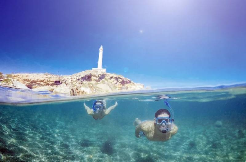 The best snorkelling sites in the Region of Murcia!