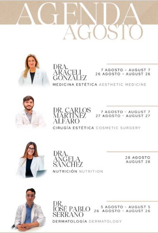 Book your August treatment at Instituto Dermoestético by CAME in Camposol