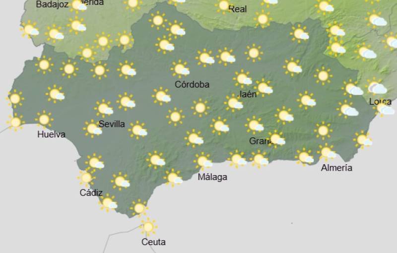 Andalucía weather forecast September 11-14: Sunshine and warmth with coastal clouds later