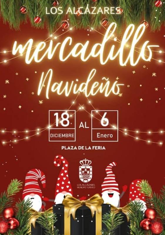 December 18 to January 6 Christmas market in Los Alcázares