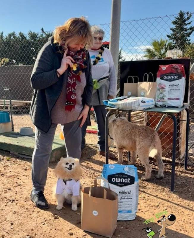 Los Alcázares dog lovers raise 800 euros for animal protection associations