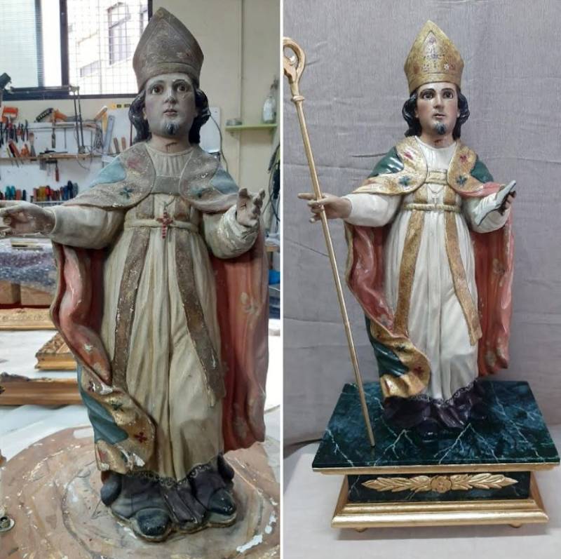 A newly restored San Blas will be at the heart of this weekend’s fiestas in San Javier!