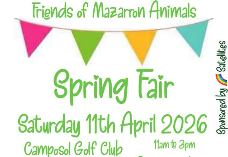 April 11 Camposol Spring Fair in aid of Friends of Mazarrón Animals