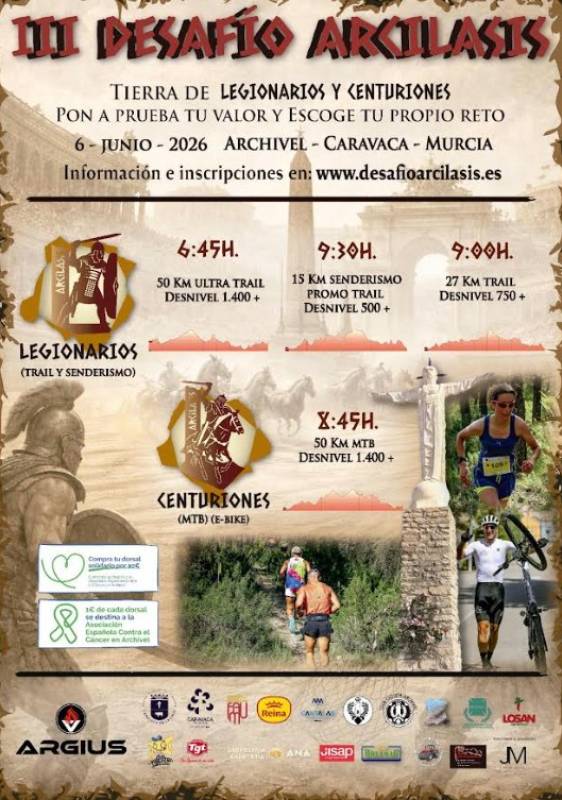 June 6 Desafío Arcilasis in the Caravaca village of Archivel