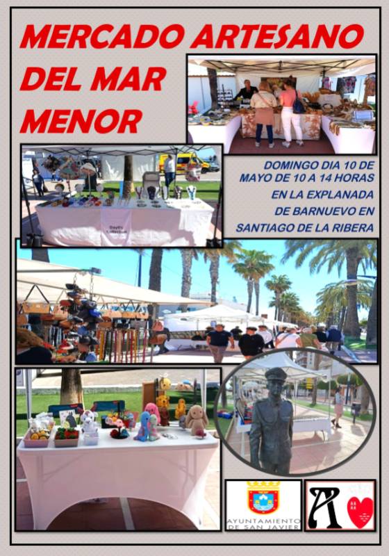 May 10 Traditional Sunday craft market in Santiago de la Ribera