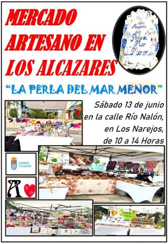 June 13 Arts and crafts market in Los Alcázares