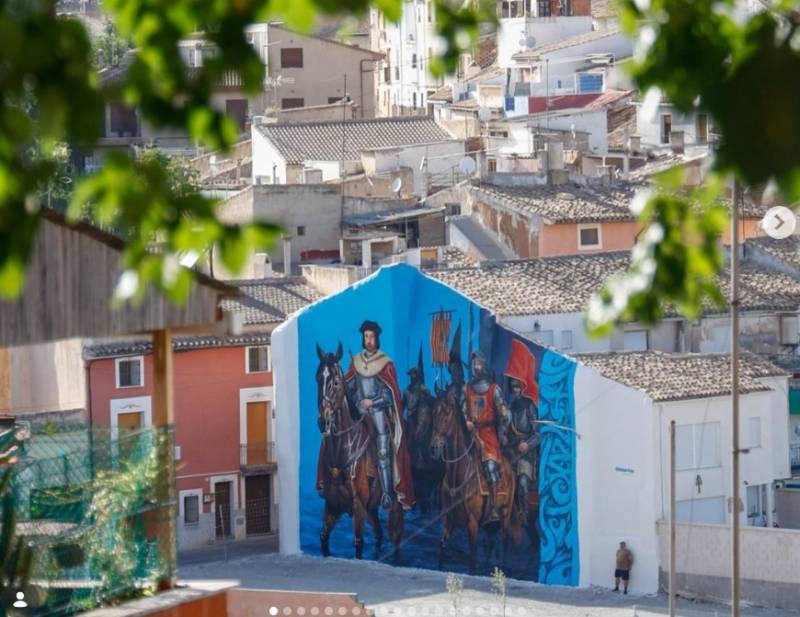 Urban art in Caravaca strengthening the identity and character of the city