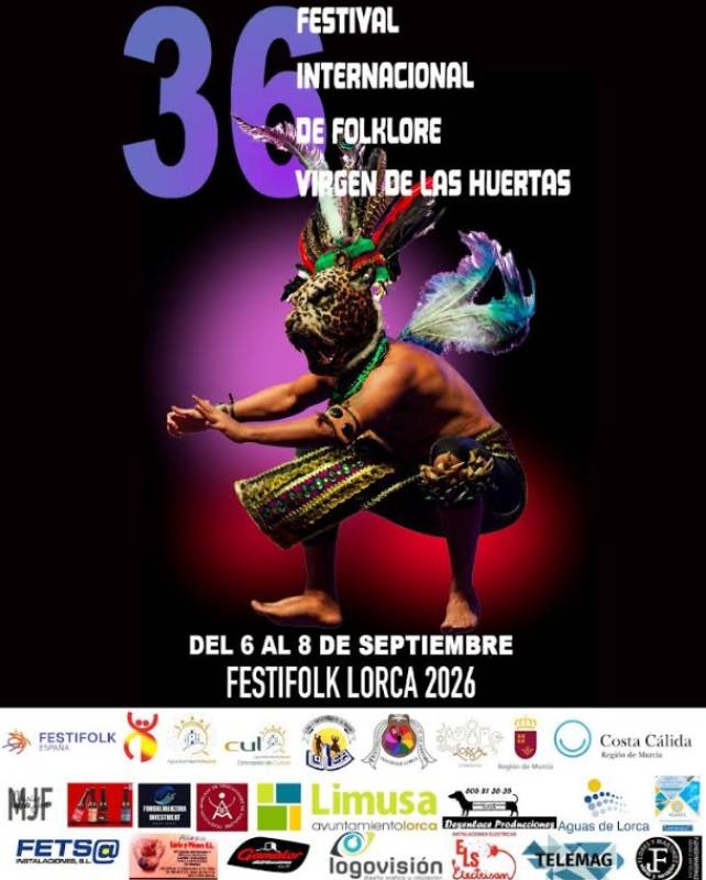 September 6 to 8 Virgen de las Huertas international folk festival in Lorca