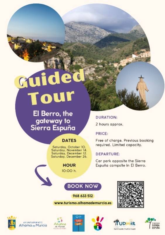 November 15 Free guided tour in Spanish of El Berro in Sierra Espuña